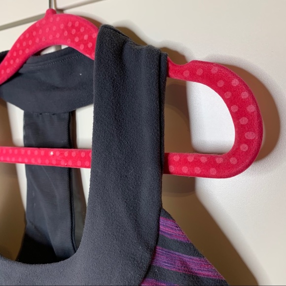 Lululemon Racer Back Striped Sports Bra - Picture 2 of 12
